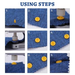 Wholesale T5 Plastic Snap Buttons For Clothing DIY Garment Press Stud Fasteners Used to Kids diapers/Bibs/Bags/Folder/