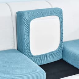 1pc Jacquard Sofa Seat Cushion Cover Chair Cover Stretch Washable Removable Slipcover 1/2/3/4 Seat Polar Fleece Sofa Protector