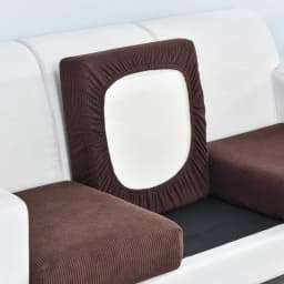 1pc Jacquard Sofa Seat Cushion Cover Chair Cover Stretch Washable Removable Slipcover 1/2/3/4 Seat Polar Fleece Sofa Protector