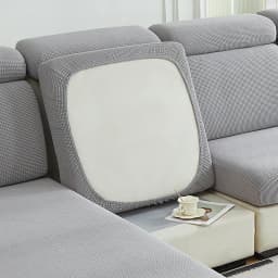 1pc Jacquard Sofa Seat Cushion Cover Chair Cover Stretch Washable Removable Slipcover 1/2/3/4 Seat Polar Fleece Sofa Protector
