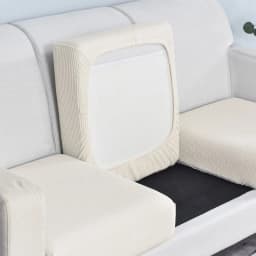 1pc Jacquard Sofa Seat Cushion Cover Chair Cover Stretch Washable Removable Slipcover 1/2/3/4 Seat Polar Fleece Sofa Protector