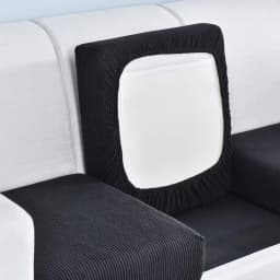 1pc Jacquard Sofa Seat Cushion Cover Chair Cover Stretch Washable Removable Slipcover 1/2/3/4 Seat Polar Fleece Sofa Protector