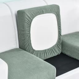 1pc Jacquard Sofa Seat Cushion Cover Chair Cover Stretch Washable Removable Slipcover 1/2/3/4 Seat Polar Fleece Sofa Protector