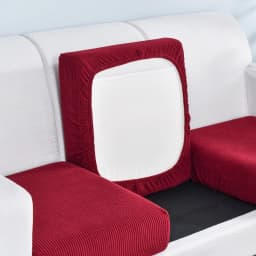 1pc Jacquard Sofa Seat Cushion Cover Chair Cover Stretch Washable Removable Slipcover 1/2/3/4 Seat Polar Fleece Sofa Protector