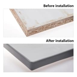 1M Self-Adhesive Edge Banding Strip Furniture Wood Board Cabinet Table Chair Protector Cover U-Shaped Silicone Rubber Seal Strip