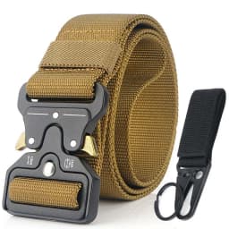 VATLTY 4.3cm Military Belt for Men 1200D Strong Soft Nylon Wide Belt Rust-Proof Metal Buckle Tactical Outdoors Belt Male Gifts