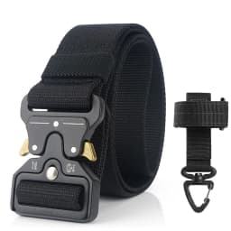 VATLTY 4.3cm Military Belt for Men 1200D Strong Soft Nylon Wide Belt Rust-Proof Metal Buckle Tactical Outdoors Belt Male Gifts