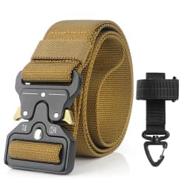 VATLTY 4.3cm Military Belt for Men 1200D Strong Soft Nylon Wide Belt Rust-Proof Metal Buckle Tactical Outdoors Belt Male Gifts