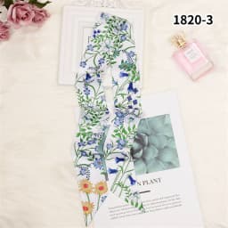 Retro Bag Scarf Women Luxury Small Silk Scarf 2021 Handbag Ribbon Brand Fashion Hair band Head Scarf Long Skinny Scarf Wholesale