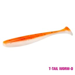 TSURINOYA NEW SIZE 100mm 120mm T Tail Worm Soft Lures Easy Shiner Artificial Soft Baits Odor Added For Bass Fishing Wobblers