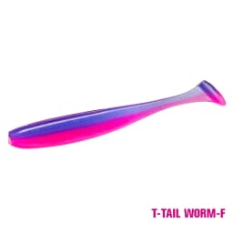 TSURINOYA NEW SIZE 100mm 120mm T Tail Worm Soft Lures Easy Shiner Artificial Soft Baits Odor Added For Bass Fishing Wobblers