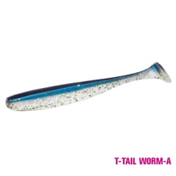 TSURINOYA NEW SIZE 100mm 120mm T Tail Worm Soft Lures Easy Shiner Artificial Soft Baits Odor Added For Bass Fishing Wobblers