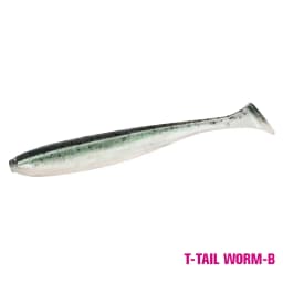 TSURINOYA NEW SIZE 100mm 120mm T Tail Worm Soft Lures Easy Shiner Artificial Soft Baits Odor Added For Bass Fishing Wobblers