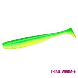 TSURINOYA NEW SIZE 100mm 120mm T Tail Worm Soft Lures Easy Shiner Artificial Soft Baits Odor Added For Bass Fishing Wobblers