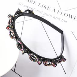 Double Layer Bands Clip Hairbands Fashion Plastic Braided Headband Punk New Knitting Womens Headwear Hair Accessories Pearl