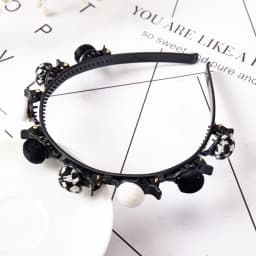 Double Layer Bands Clip Hairbands Fashion Plastic Braided Headband Punk New Knitting Womens Headwear Hair Accessories Pearl
