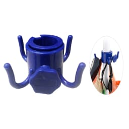 Durable Beach Umbrella Hanging Hook Plastic Umbrella Hook Hanging 4-Prongs Beach Umbrella Hanger Clips Holder