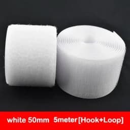 5M/Pair Hook Loop Tape Non-Adhesive Hook and Loop Sewing Fastener Tape Nylon Fabric Magic Tape For Sewing Accessories 16mm-150mm