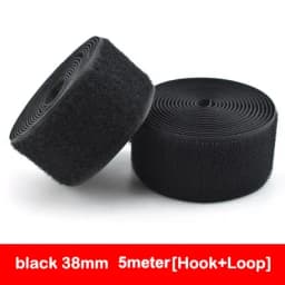 5M/Pair Hook Loop Tape Non-Adhesive Hook and Loop Sewing Fastener Tape Nylon Fabric Magic Tape For Sewing Accessories 16mm-150mm