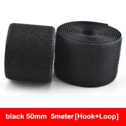 5M/Pair Hook Loop Tape Non-Adhesive Hook and Loop Sewing Fastener Tape Nylon Fabric Magic Tape For Sewing Accessories 16mm-150mm