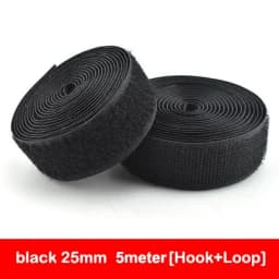 5M/Pair Hook Loop Tape Non-Adhesive Hook and Loop Sewing Fastener Tape Nylon Fabric Magic Tape For Sewing Accessories 16mm-150mm
