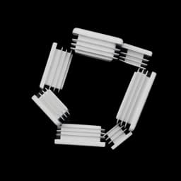Rectangle/Square White Plastic Blanking End Cap Pipe Inserts Plug Bung Steel Leg Stopfen 15x15mm to 50x100mm