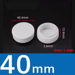 10Pcs White/Black Plastic Round Table Chair Feet Cap Caps Tubing Insert Plugs Hole Cover Pipe End Stopper  13mm~76mm