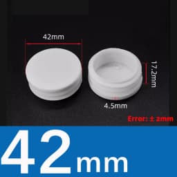 10Pcs White/Black Plastic Round Table Chair Feet Cap Caps Tubing Insert Plugs Hole Cover Pipe End Stopper  13mm~76mm