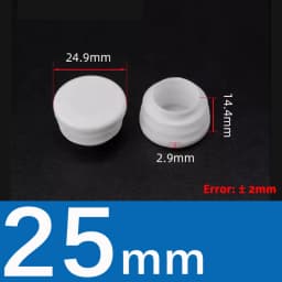 10Pcs White/Black Plastic Round Table Chair Feet Cap Caps Tubing Insert Plugs Hole Cover Pipe End Stopper  13mm~76mm