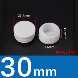 10Pcs White/Black Plastic Round Table Chair Feet Cap Caps Tubing Insert Plugs Hole Cover Pipe End Stopper  13mm~76mm