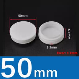 10Pcs White/Black Plastic Round Table Chair Feet Cap Caps Tubing Insert Plugs Hole Cover Pipe End Stopper  13mm~76mm