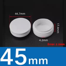 10Pcs White/Black Plastic Round Table Chair Feet Cap Caps Tubing Insert Plugs Hole Cover Pipe End Stopper  13mm~76mm