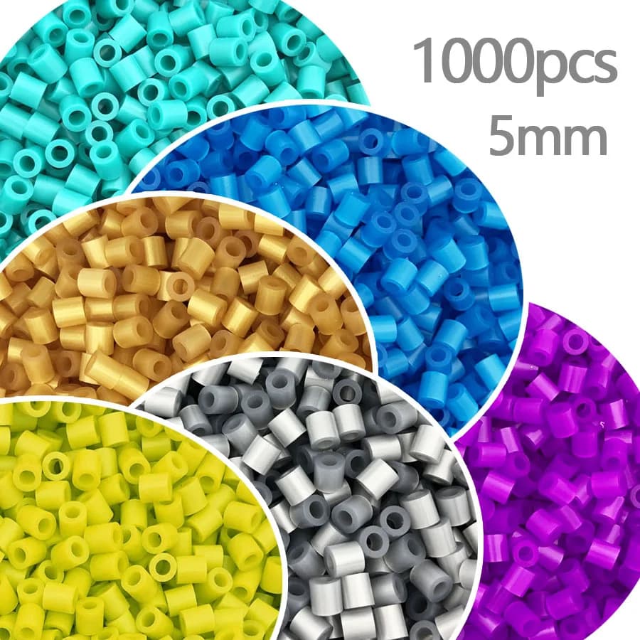 1000pcs/pack 5mm Hama Beads Puzzle Education Toys Juguetes 3D Puzzles Jigsaw 48 Colors Perler Perlen Beads Fuse Beads For Kids