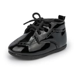 KIDSUN Classic Baby Boys Girls Shoes Newborn PU Leather Toddler Crib First Walkers Shoes Rubber Soft Sole Anti-Slip Kids Shoes
