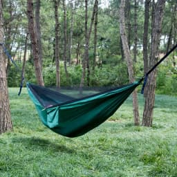 Portable Mosquito Net Nylon Camping Hammock with Waterproof Rain Fly Canopy Tarp  for Outdoor Hanging Bed Sleeping