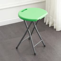 Thickened Plastic Folding Stool Household Living Furniture Round Restaurant Folding Chair Multifunctional Outdoor Portable Seats