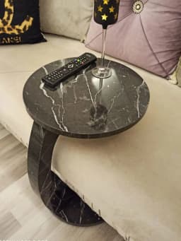 Modern Home Side Table C Shape Wheeled Table De Monte Coffee Table Coffee Table Living Room Decor Sofa Bedside Scandinavian