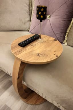 Modern Home Side Table C Shape Wheeled Table De Monte Coffee Table Coffee Table Living Room Decor Sofa Bedside Scandinavian