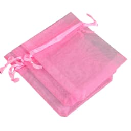 50/100pcs/lot Organza Gift Bag For Jewelry 24 Colors Drawstring Pouches For Wedding Christmas Candy Gift Bags Jewelry Packing