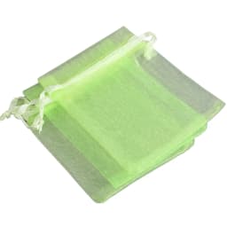 50/100pcs/lot Organza Gift Bag For Jewelry 24 Colors Drawstring Pouches For Wedding Christmas Candy Gift Bags Jewelry Packing