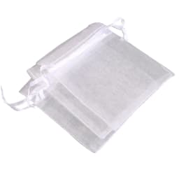 50/100pcs/lot Organza Gift Bag For Jewelry 24 Colors Drawstring Pouches For Wedding Christmas Candy Gift Bags Jewelry Packing