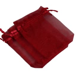 50/100pcs/lot Organza Gift Bag For Jewelry 24 Colors Drawstring Pouches For Wedding Christmas Candy Gift Bags Jewelry Packing