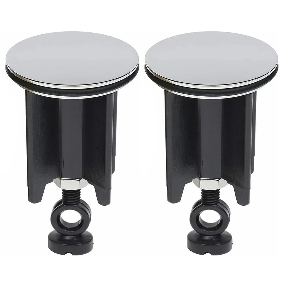 Universal Sink Plug Bathroom 40mm Pop-Up Plug Replacement Drain Plug Detachable Adjustable Manual Lift Drain Plug Kitchen Access