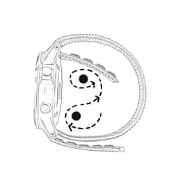 26mm 22mm Hook and Loop Quick Dry Watch Band for Garmin Fenix 7X / 6X / Fenix 5 /Fenix 6 / Instinct / EPIX 2/ Enduro Wrist Strap