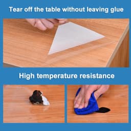 Furniture Film Adhesive Table Protective Film Glossy Clear Protection Anti-scratch Heat Resistant Furniture Stickers For Home