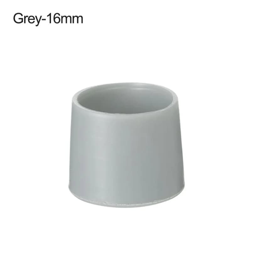 10pcs/set PVC Chair Leg Caps Round Bottom Silicone Pads Non-Slip Covers Floor Protectors Furniture Table Leveling Feet Durable