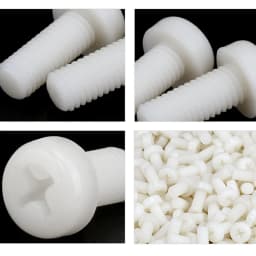 50pcs White Nylon Plastic Phillips Round Pan Head Cross Round Screw Bolt M2 M2.5 M3 M4 M5 M6 M8 Metric Threaded Length 4mm-100mm
