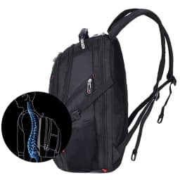 Waterproof Men's Swiss Backpack 15.6/17 Inch Laptop Backpacks School Travel Bags Large Capacity Business bagpack Mochila