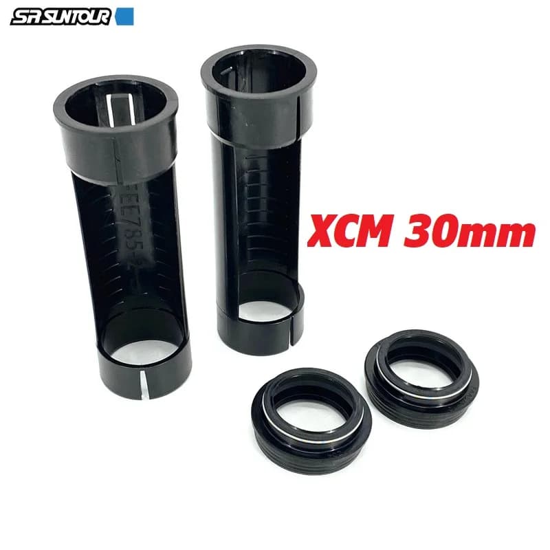 SR SUNTOUR XCM Front Fork Repair Parts 30mm Stanchion Wiper Oil Seal Dust Sealing 30mm Slider Sleeve Inner Lining Guide Tube