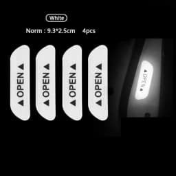 Car Door Reflective Stickers Night Safety Warning Tape Door Stickers Decorative Stickers Car Reflective Strip Car Accessories